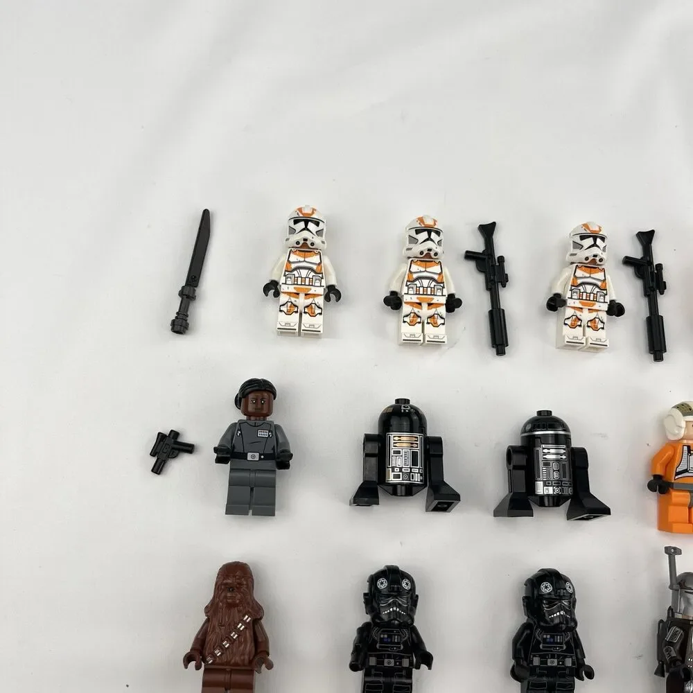 lego star wars minifigure lot Clone Trooper Commander Darth Droid Mando
